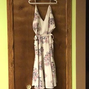 Floral cutout dress